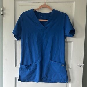 Jockey Royal Blue Scrub Top